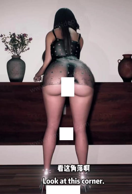[3D]床底下被卡住的丰满少妇