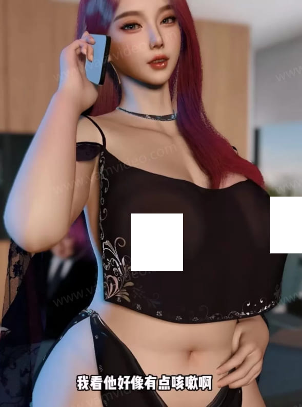 电话[中文]红发丰满巨乳女友打电话